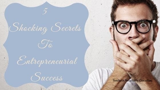 Man shocked by the secrets to entrepreneurial success